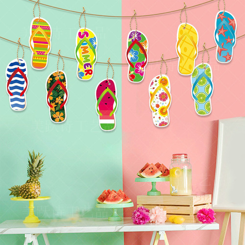 10 Piezas De Adornos De Decoración De Fiesta, Verano, Playa,