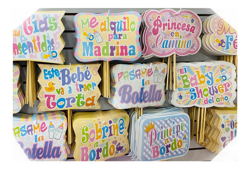 10 Letrero Selfie Cartón De Colores Props Bebés