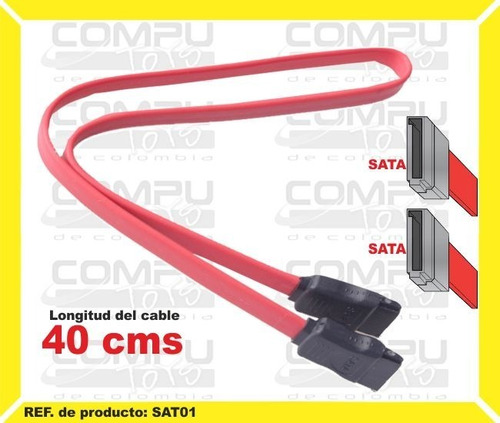 Cable De Datos Sata-3 Discos Duros Ref: Sat01 Computoys Sas