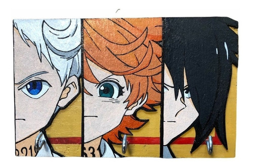 Porta Llaves Pared Promised Neverland Gastovic Anime Store