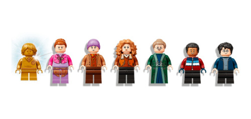 Imagen 3 de 5 de Bloques para armar Lego Harry Potter Hogsmeade village visit 851 piezas en caja