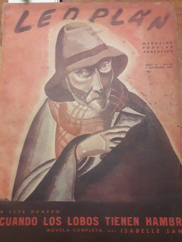 Revista Leoplan 1937 Cine Circo Vélez Hollywood Guerra Colon