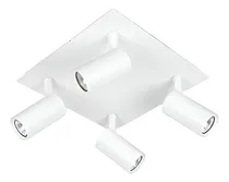 Comprar Plafon Techo Moderno Tempano 4 Luces Apto Led Candil Blanco