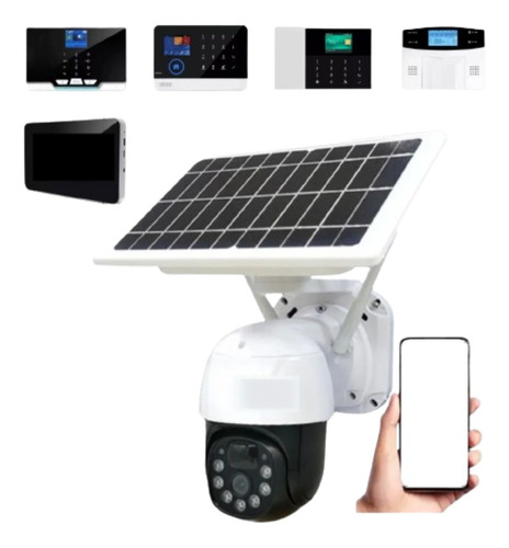 Camara De Seguridad Solar Chip Celular 4g Smart-life Alexa