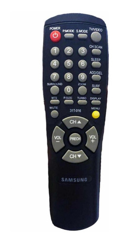 Control Remoto Compatible Con Samsung Tv Analógica 