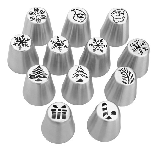 A 12 Piezas De Puntas De Boquillas For Tartas, Conjunto De