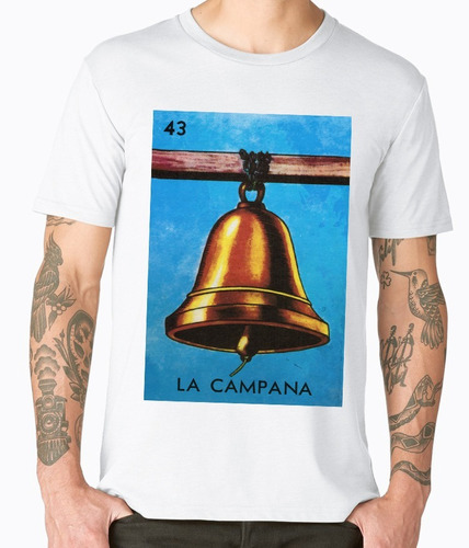 Playeras Cleen Alexer Loteria La Campana Mod 71