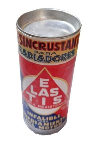 Desincrustante  Para Radiador Marca Elastic Lata De Epoca