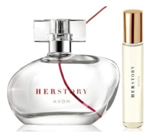 Avon Perfume Herstory Combo X 2 Edt 50ml +edt De Cartera