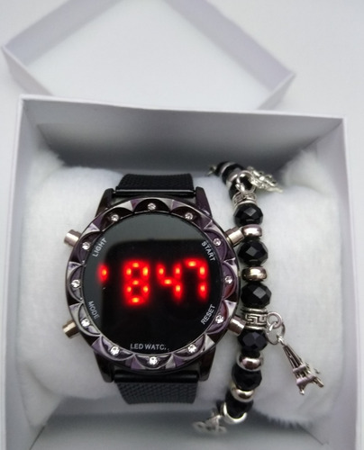 Lote Com 20 Relógios Digital Com Pulseiras E Caixa