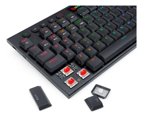 Teclado Mecanico Redragon K621 Horus Tkl Sw Red Rgb Wireless