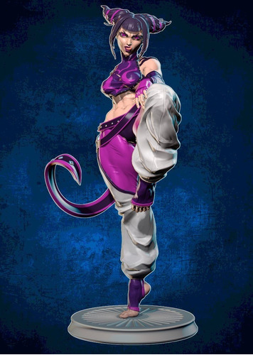 Archivo Stl Impresión 3d Street Fighter - Juri Han + Nsfw V2