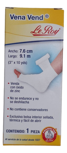 Venda Venavend Óxido De Zinc 7.5cm 1 Pza 