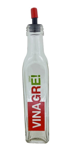 Vinagrera Botella Aceite Vidrio C/gotero D+m Bazar Gourmet