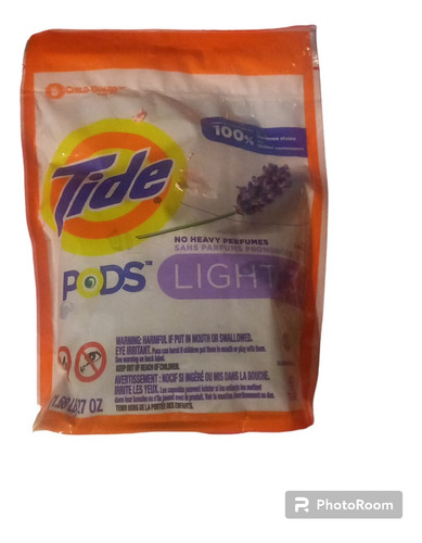 Tide Pods 3 En 1, 31 Capsulas 771 G 27 Oz Americano