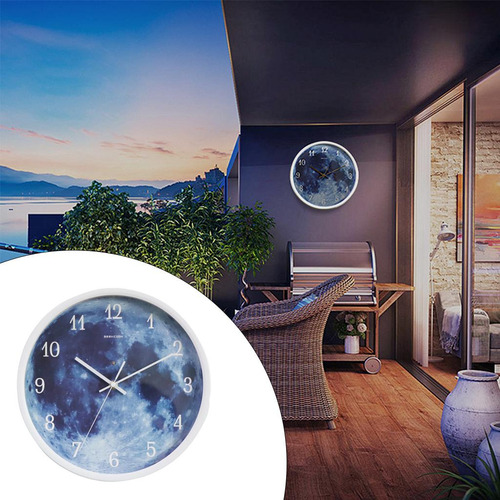 Luz Nocturna Reloj De Pared Reloj Luminoso Redondo 12