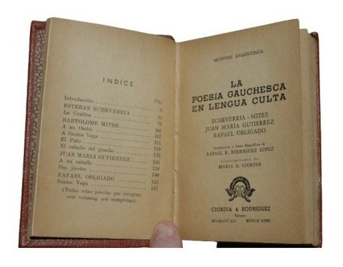 La Poesia Gauchesca En Lengua Culta. Echeverría, Mitre&-.