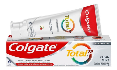 Crema Dental Colgate Total 12 Clean Mint