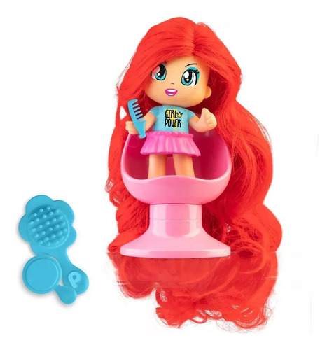 Imagen 1 de 5 de Pinypon Super Pelo Largo Real Long Hair Playking