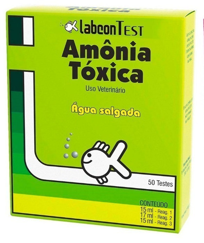 Alcon Teste De Amônia Água Salgada