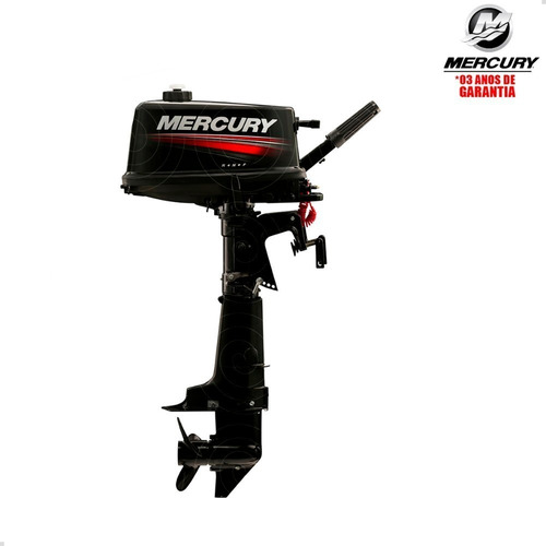 Imagem 10 de 10 de Motor De Popa Mercury 5hp Mh 2 Tempos