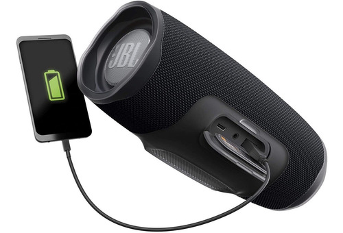 Bocina Jbl Charge 4 Portátil Con Bluetooth Waterproof Black Black