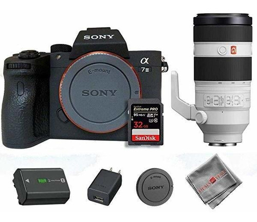 Camara Sony A7 Iii Sony 100-400 Gm Lente Y 32gb Sd Card In ®