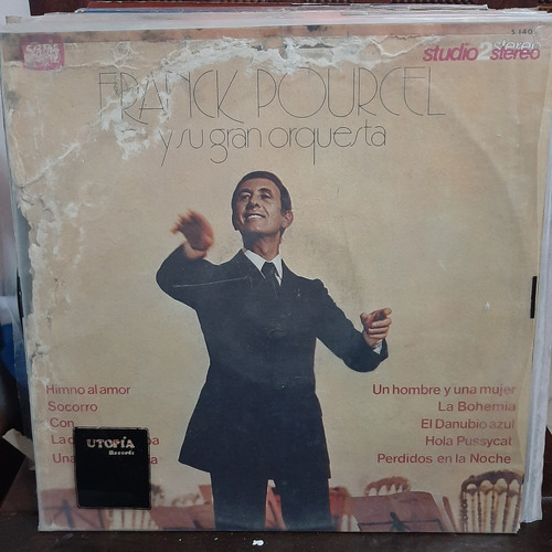 Vinilo Franck Pourcel Su Gran Orquesta Figura Y Genio O2