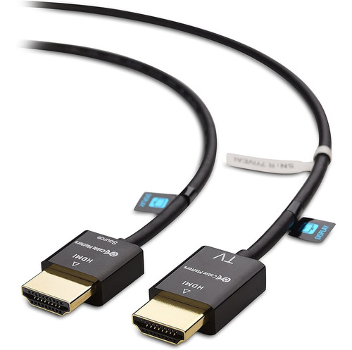 Cable Hdmi Ultradelgado Cablematters Con Redmere 15 Pies