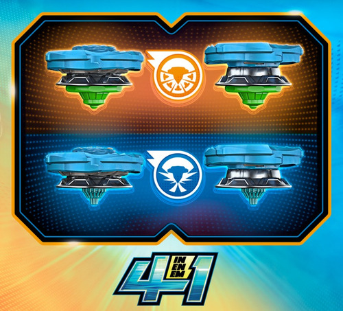 Beyblade Burst Quadstrike Whirl Knight K8, Hasbro F6808, color azul
