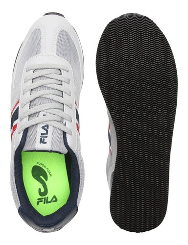 Imagem 4 de 4 de Tênis Masculino Fila F-retro Sport 2.0 Original Casual Cinza