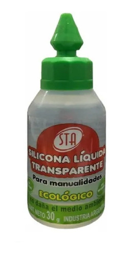 Adhesivo Silicona Liquida Sta 30g Pegamento Manualidades