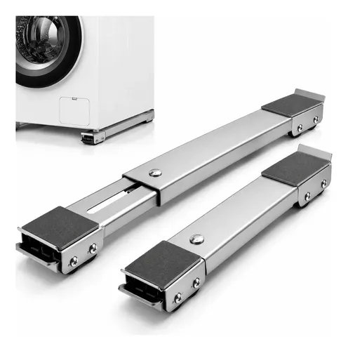 Suporte Base Rodinhas Ajustável P/ Geladeira Fogão Máquina - R$ 29,9