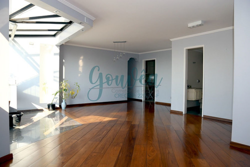 Imagem 2 de 24 de Apartamento De Alto Padrão Com 146m² Com 4 Dormitórios Sendo 1 Suíte Master, Living Ampliado E 2 Vagas Na Vila Moinho Velho - Ap0021