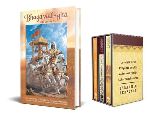 Imagen 1 de 3 de Bhagavad-gita + Colección Desarrollo Personal (3 Libros)
