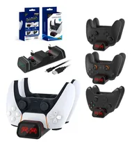 Comprar Carregador Para 2 Controles Ps5 Switch E Xbox  - Display Led