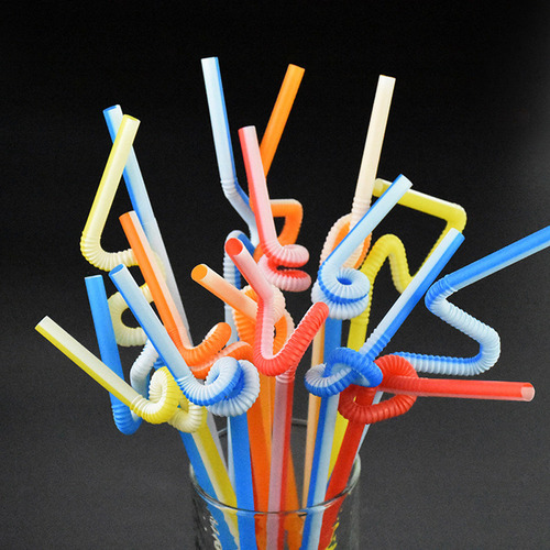50 Pajitas De Plástico Con Forma De Pegeant, Multiformas, Pa