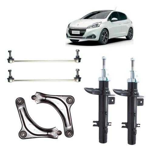 Kit Suspension Para  Peugeot 208 1.6 Dv6dt Diesel 12-17