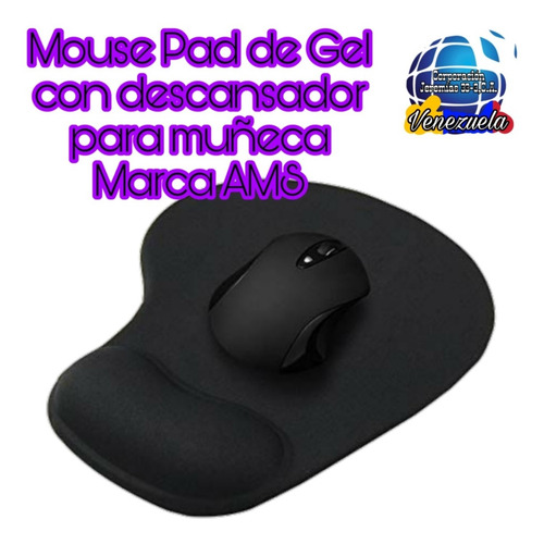 Mouse Pad De Gel Con Descansador De Muñeca