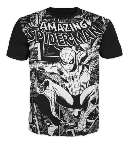 Camiseta Spiderman Hombre Araña