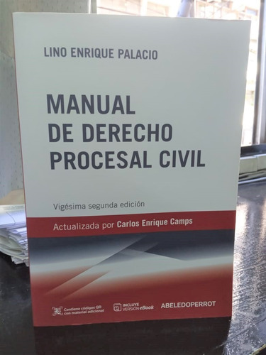 Manual De Derecho Procesal Civil Ultima Edicion E. Palacio