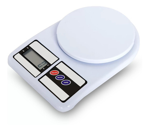 Balança Digital De Precisão Dieta Cozinha Branca 10kg