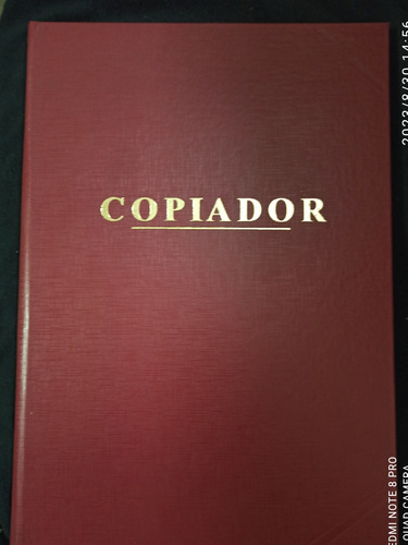 Libro Copiador 100 Paginas