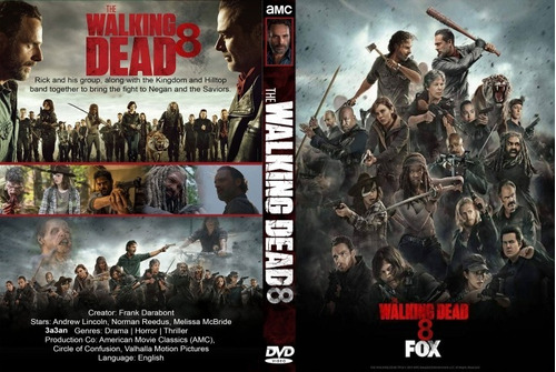 Dvd The Walking Dead 8ª Temporada Completa Mercado Livre