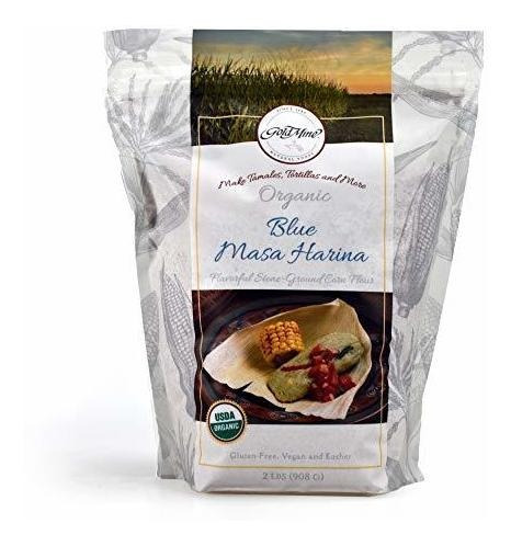 Mina De Oro Blue Corn Masa De Harina - Usda Organic - Macrob