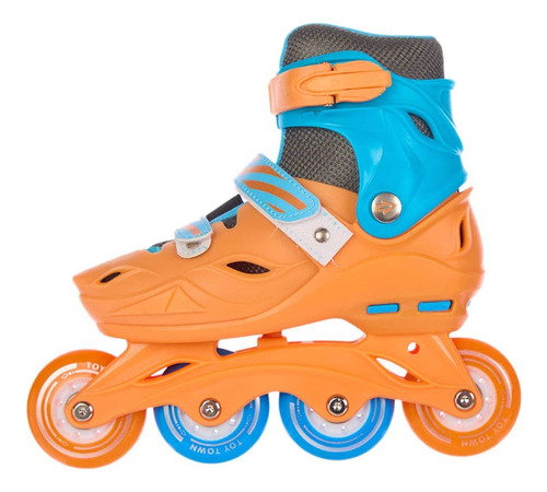Patines De 4 Ruedas Unisex Toy Town 22-25 7 Cm Naranja