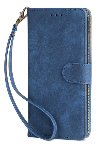 Funda Tipo Cartera Para Motorola Edge 50 Neo 5g/s50 5g, Funda De Piel Con Tapa, Tarjetero, Soporte Protector De Muñeca