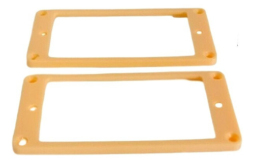 Set De 2 Marcos Planos De Pvc 2mm, Para Pastilla Humbucker.