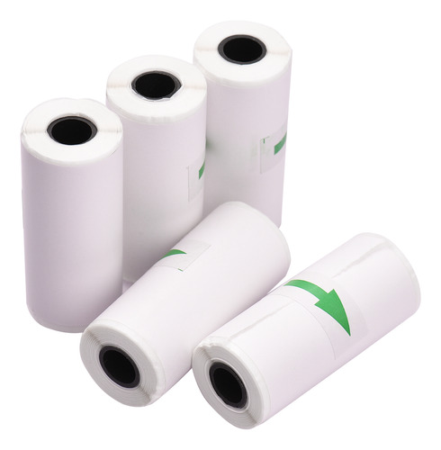 Papel Térmico Adhesivo De 5 Piezas De 57* 25 Mm Para Mini Im