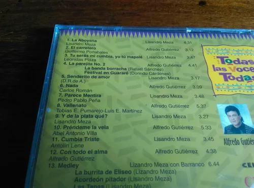 Cd Alfredo Gutierrez/lizandro Mesa. Ljp (Usado)
